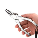 LEO 17/20cm Multifunction Fishing Pliers Hardware Fish Grip Clamp Fishing Tool With Storage Bag