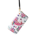 Multifunctional Unicorn Women Wallet Leather Purse Card Holder Zipper Phone Bag for iPhone Samsung