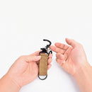 ZANLURE Tactical Gear Clip Pouch Key Chain Nylon Belt Hanger Keychain Mens Womens Band Gear Keeper
