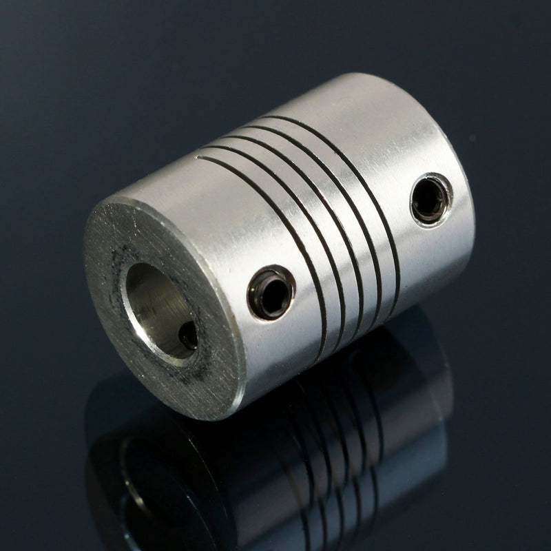 T8 600mm Stainless Steel Lead Screw Set with Mounted Ball Bearing and Shaft Coupling