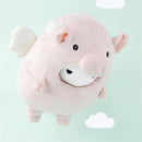 Mitu Stuffed Plush Toy Pillow Cotton Wool Cartoon Cute Pig Little Toy Gift for Kids Friend