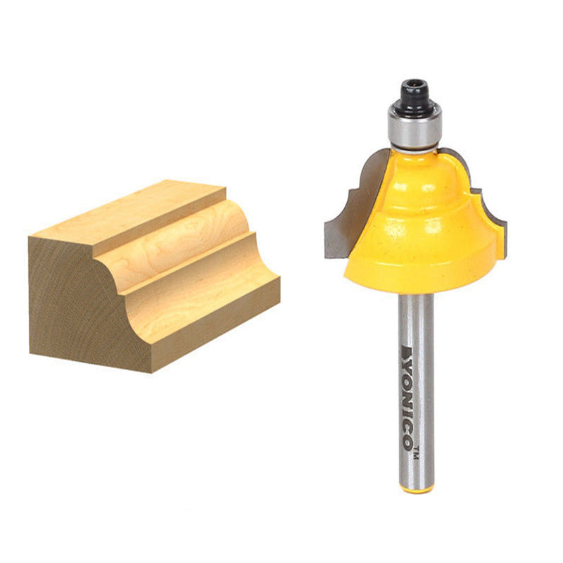 7/16 Inch Classical Roman Ogee Edge Forming Router Bit - 1/4" Shank Woodworking Tools