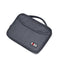 BUBM PBSM-B Double Layer Digital Accessories Storage Bag USB Charger Cable Tablet Organizer Bag