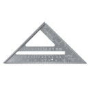 Aluminum Alloy 7 Inch Metric Triangle Angle Ruler Woodworking Square Layout Tool