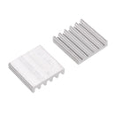 10Pcs 13*13mm Aluminum Heat Sink CPU Radiator Chip for Raspberry Pi