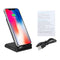 10W Qi Wireless Charger Fast Charging Phone Holder For iPhone Samsung Huawei Xiaomi