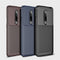 For OnePlus 7 Pro Case Bakeey Luxury Carbon Fiber Shockproof Anti-fingerprint Silicone Protective Case