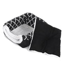 Folding Fleece Warm Puppy House Dog Cat Pet Bed Cave Sleeping Mat Pad Soft Cushion