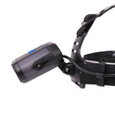 XANES 2203 2*T6 LED 5 Modes Headlamp 2*18650 Battery USB Interface Press Switch Head Light
