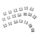 Orthodontic Correction of Hooked/Uncoupled Dental Materials Ultra-thin Rectangle Wire Bracket Dental Bracket