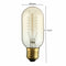 T45 E27 30W 220V 120lm Incandescent Bulb Retro Edison Light Bulbs