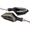 4Pcs 12V Motorcycle Red LED Turn Signal Indicator Lights For Kawasaki/Yamaha/BMW/Honda/KTM