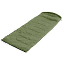 Outdoor Camping Single Sleeping Bag Waterproof Envelope Hooded Sleeping Pad Autumn Winter