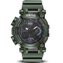 SBAO S-8019-2 Dual Display Digital Watch Luminous Display Alarm Calendar Stopwatch Sport Watch