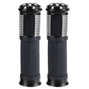 Pair 7/8 22mm Motorcycle Hand Grip Bar Motor Bike Handlebar Aluminum Rubber