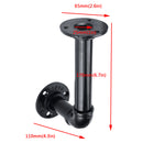 1 Pair of DN20 80/130/170/210mm Steel Pipe Shelf Bracket Holder DIY Pipe Shelf Brackets