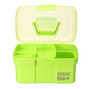 271717cm Mini HandHeld Double Deck Manicure Tools Storage Case Box Parts Storage Box