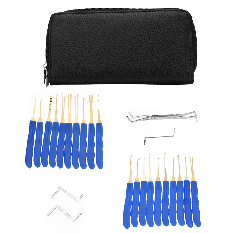 40Pcs Training Unlock Tool Skill Set 15-Piece Unlocking Lock Picks Set Key