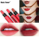 Music Flower Matte Mousse Lips Makeup Lip Stick Blush Effect Dual Function