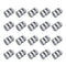 20Pcs Electric Fence Line Clamp Double Threaded Connection Anti Loose