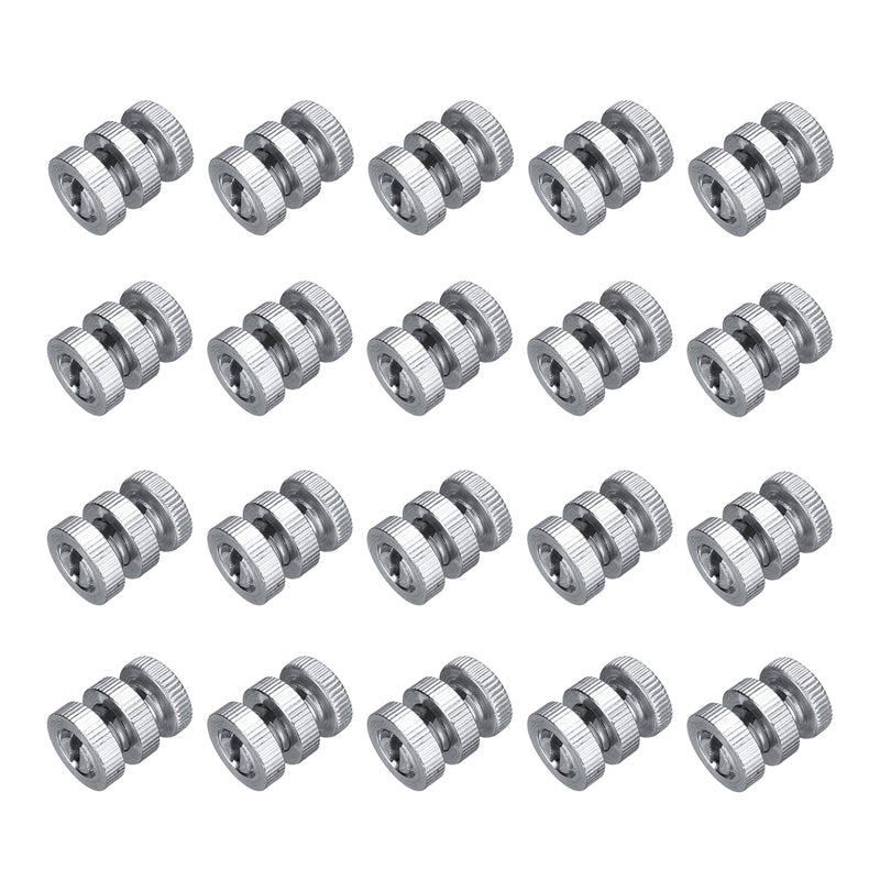 20Pcs Electric Fence Line Clamp Double Threaded Connection Anti Loose