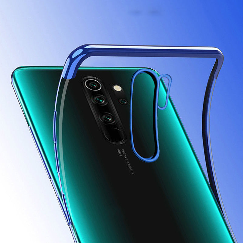 Bakeey Plating Shockproof Transparent Soft TPU Protective Case for Xiaomi Redmi Note 8 pro