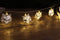 KCASA 1.8M 10 LED Metal Owl String Lights LED Fairy Lights for Festival Christmas Decoration