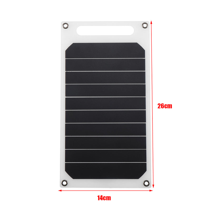 Excellway 5V 10W Portable Solar Panel Slim & Light USB Charger Charging Power Bank Pad