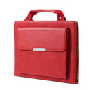 PU Leather Stand Case with Handle & Storage Compartment for iPad 2 3 4 - Perfect for Travel