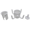 IPRee Plastic 4-prongs Beach Umbrella Hanging Hook For Towel Camera Sunglasses Bags