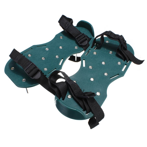 Gardening Grass Lawn Plastic Aerating Shoes Greensward Spikes Loosening Equipment