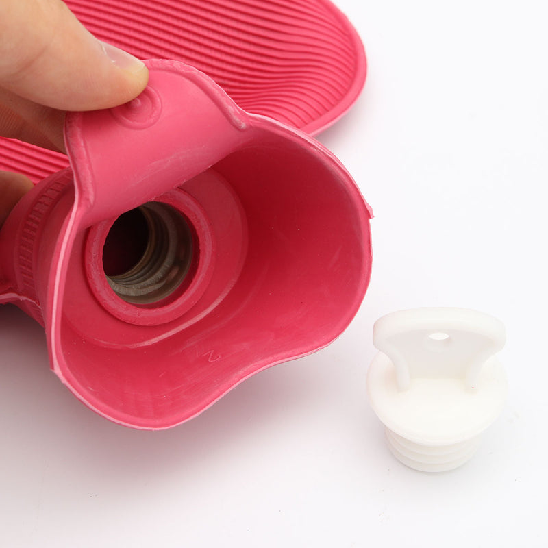 Rubber Hot Water Bottle Bag Hand Warmers Therapy Winter Warm Home Office