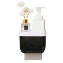 Wall-Mounted Press-open Waterproof -Deck Paper Towel Boxes Rolled Paper PP Shelf Holder