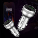 Bakeey 2.4A Dual USB Ports VOOC 3.0 Flash Charging LED Light Car Charger For OPPO R11 R15 R17 HUAWEI XIAOMI S10 S10+