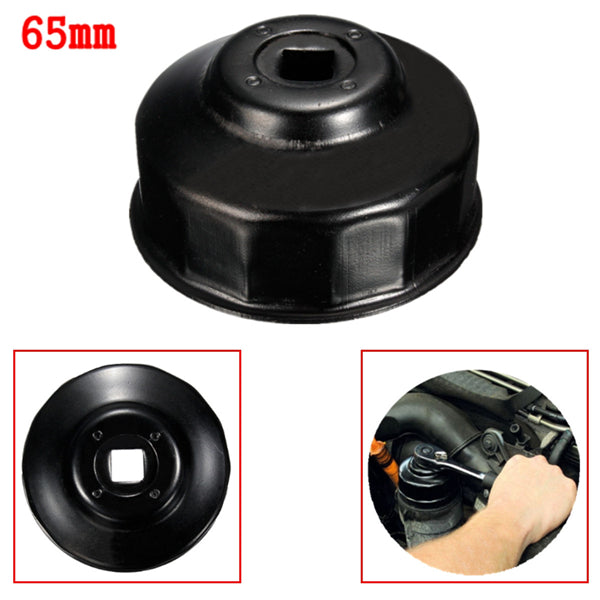 65mm 3/8 inch Drive Oil Filter Wrench Cup Socket Cap Remover Tool