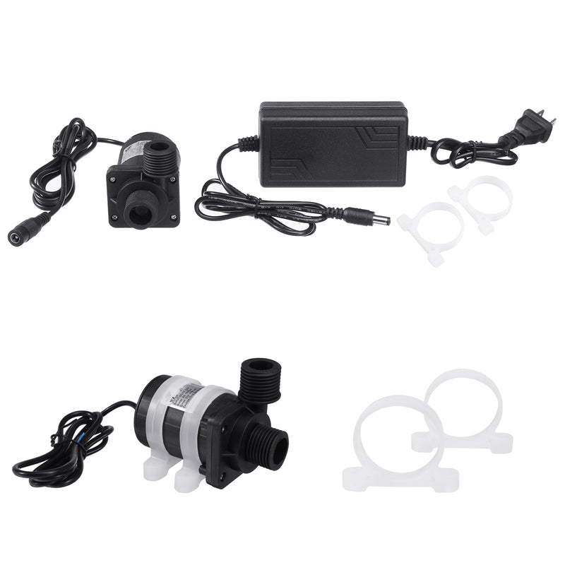 Mini DC 12V 7m 900L / H Brushless Motor Submersible Water Pump Home 32W Quiet