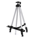 Foldable Aluminum Alloy Painting Tripod Painting Easel Telescopic Tripod Drawing Board Display Stand Sketching Rack with Storage Bag