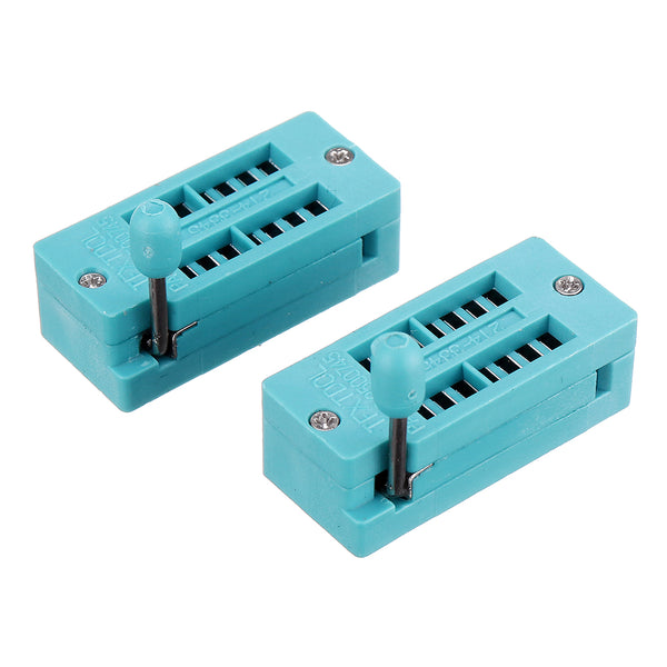 10pcs IC Lock Seat Zif Socket Test Universal zif Sockets 14Pin