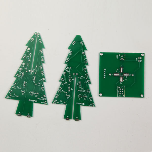 Geekcreit Christmas Tree LED Flash Kit With Transparent Cover DIY Electronic Kit