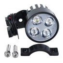 Universal Motorcycle Motorbike 4 LED Front Headlights Driving Fog Spot Lights
