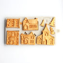 Christmas Tree House Silicone Mold DIY Baking Fondant Cake Chocolate Decorations
