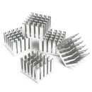 20pcs 20x20x15mm DIY CPU IC Chip Heat Sink Extruded Cooler Aluminum Heat Sink