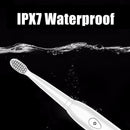 5 Modes Electric Toothbrush Sonic Power IPX7 Waterproof Black White Timing