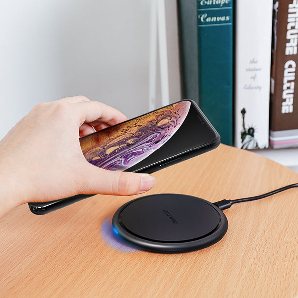 BlitzWolf BW-FWC5 10W 7.5W 5W Fast Wireless Charger Charging Pad For iPhone XS MAX XR S9 Note 9