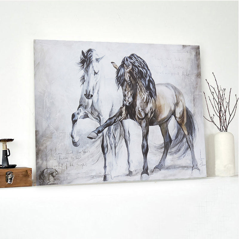 40x56cm Horse Canva-s Painting Pictures Wall Art Home Decorations Waterproof Unframed