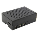 Black / Silver Aluminum Case Enclosure Shell With Cooling Fan For Raspberry Pi 4 Model B
