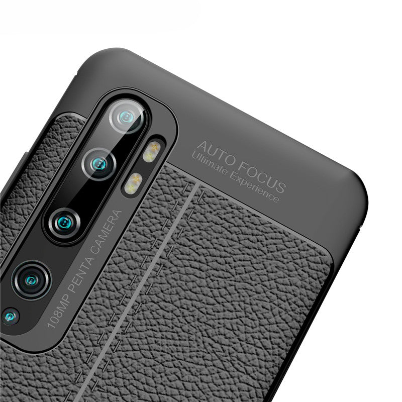 Bakeey Litchi Pattern Shockproof PU Leather TPU Soft Protective Case for Xiaomi Mi Note 10 / Xiaomi Mi Note 10 Pro / Xiaomi Mi CC9 Pro