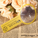 Mini 2 in 1 3X Handheld Ruler Fresnel Magnifier PVC Ultra Thin Magnifying for Reading Viewing