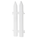 12PCS Plastic Fence Decorations White Home Christmas Xmas Tree Ornaments Miniature Border Grass Lawn Edge Fence