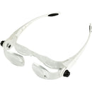 Headband 4.0X Bracket TV Glasses Magnifier Loupe Goggles Magnifying Glass